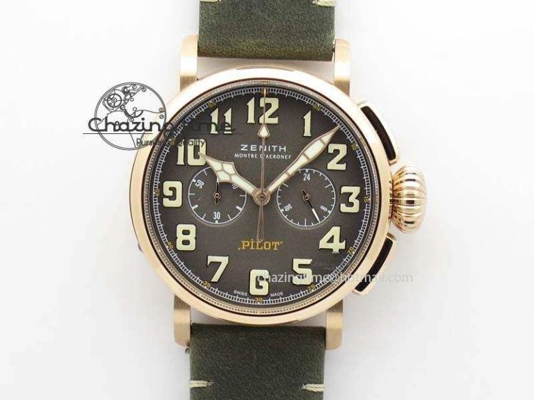 Pilot Type 20 Extra Special SS 45mm V6F 1:1 Best Edition On Brown Asso Strap A2892