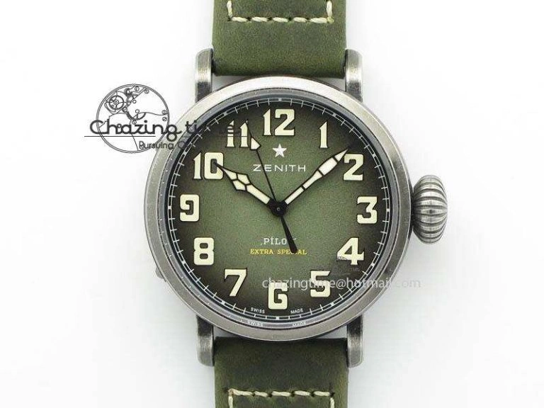 Pilot Type 20 Extra Special SS 45mm ZF 1:1 Best Edition On Asso Strap A2892 V2