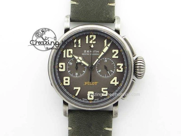 Pilot Type 20 Extra Special SS 45mm ZF 1:1 Best Edition On Asso Strap A2892 V2