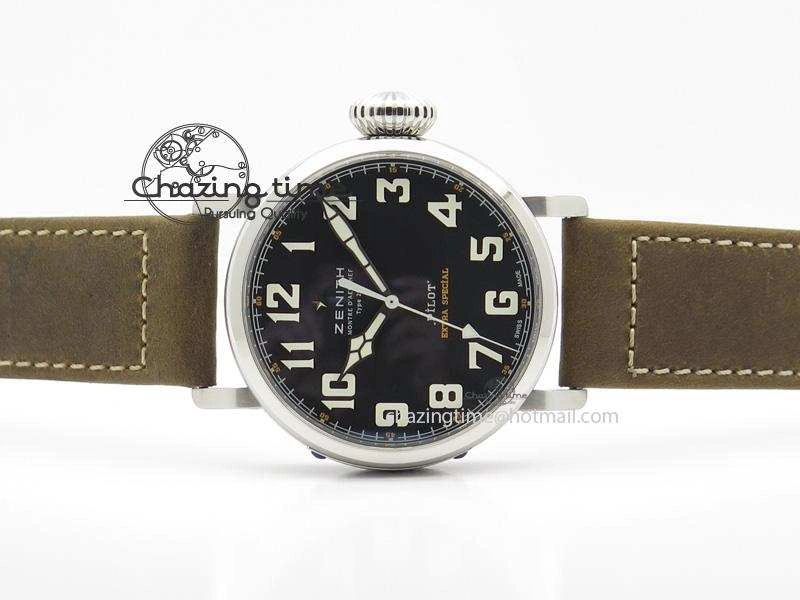 Pilot Type 20 Extra Special SS 45mm ZF 1:1 Best Edition On Asso Strap A2892 V2