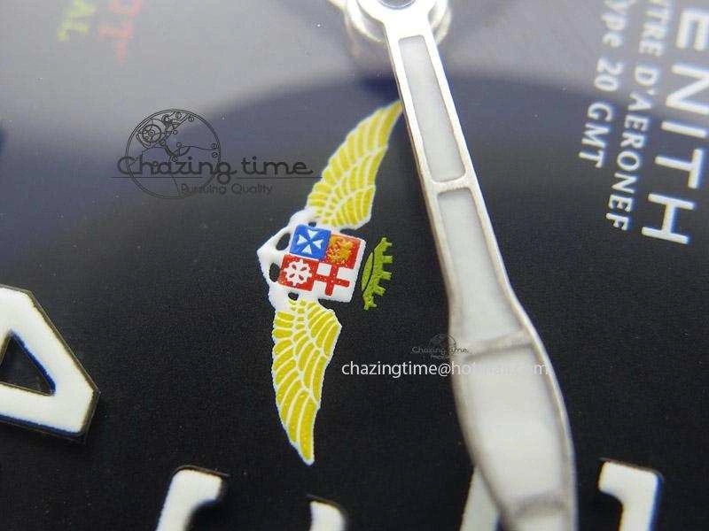 Pilot Type 20 Extra Special SS 47mm Black Dial On black Asso Strap A23J