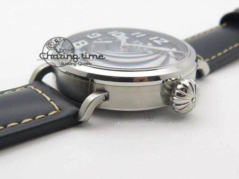 Pilot Type 20 Extra Special SS 47mm Black Dial On black Asso Strap A23J