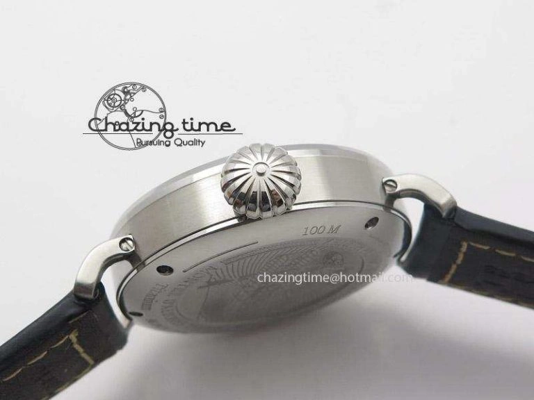 Pilot Type 20 Extra Special SS 47mm Black Dial On black Asso Strap A23J