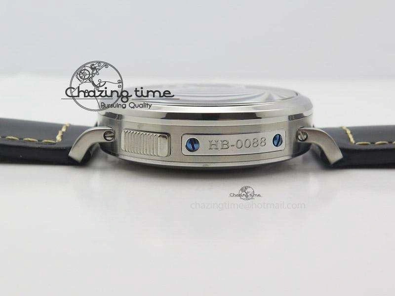 Pilot Type 20 Extra Special SS 47mm Black Dial on black Asso Strap A23J