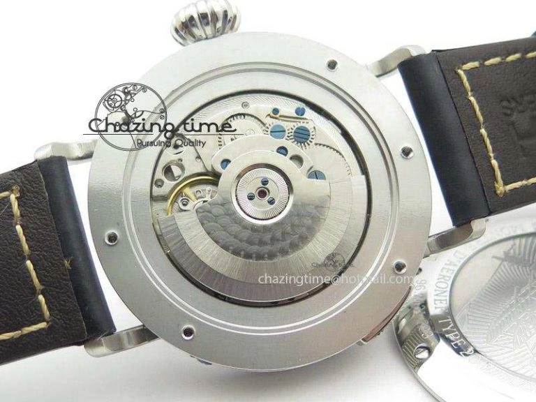 Pilot Type 20 Extra Special SS 47mm Black Dial on black Asso Strap A23J