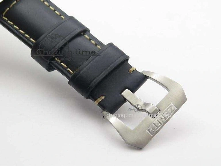 Pilot Type 20 Extra Special SS 47mm Black Dial on black Asso Strap A23J