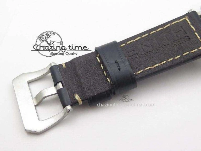 Pilot Type 20 Extra Special SS 47mm Black Dial on black Asso Strap A23J