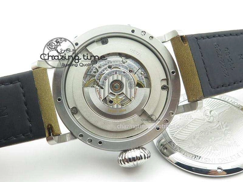 Pilot Type 20 Extra Special V6F 1:1 Best Edition SS 45mm Black Dial On Brown Asso Strap A2824