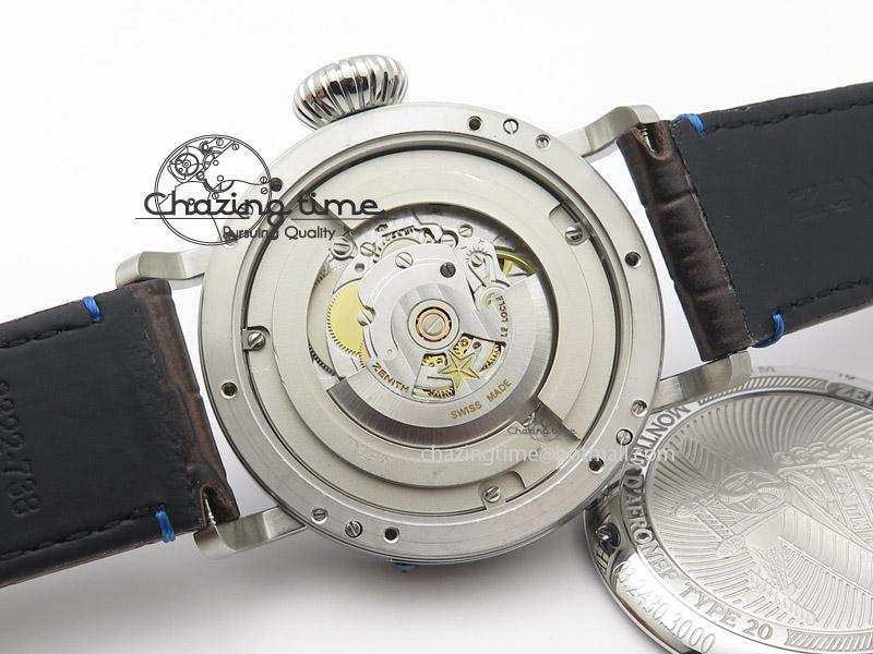 Pilot Type 20 Extra Special V6F 1:1 Best Edition SS 45mm Blue Dial On Brown Leather Strap A2824