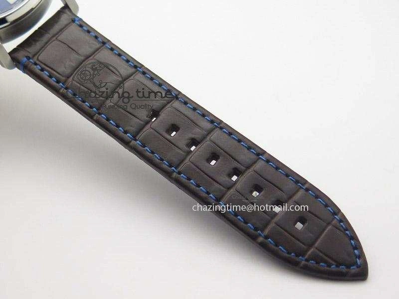 Pilot Type 20 Extra Special V6F 1:1 Best Edition SS 45mm Blue Dial On Brown Leather Strap A2824