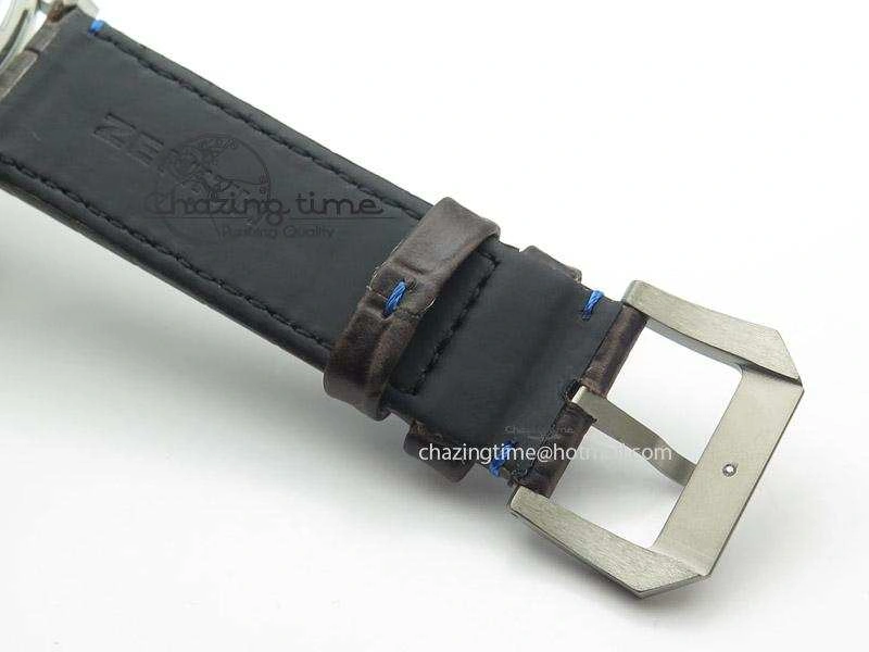 Pilot Type 20 Extra Special V6F 1:1 Best Edition SS 45mm Blue Dial On Brown Leather Strap A2824