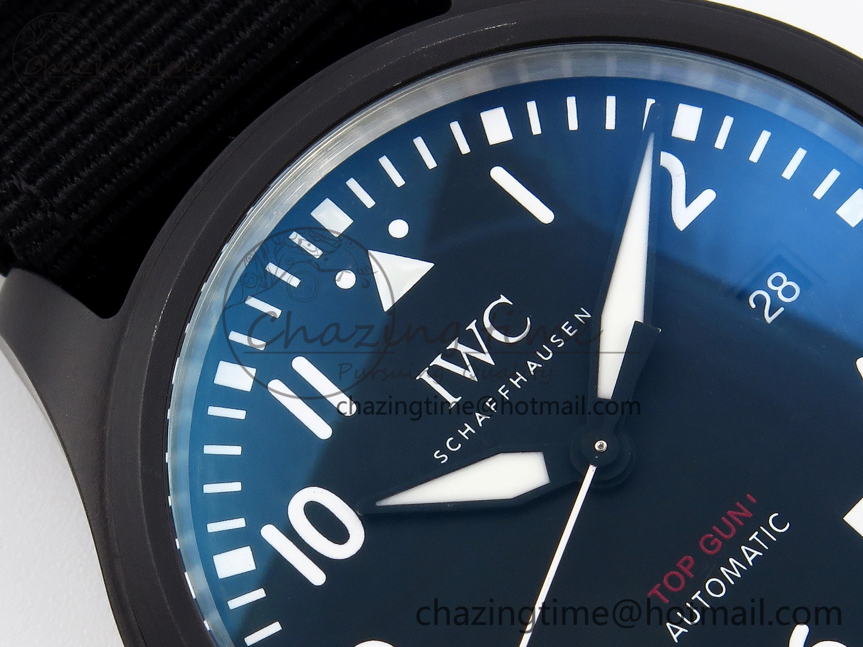 Pilot’s Watch Top Gun Black Ceramic IW326901 ZF 1:1 Best Edition on Black Nylon Strap A32111