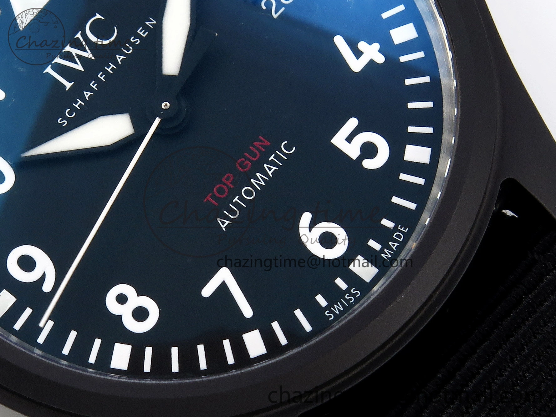 Pilot’s Watch Top Gun Black Ceramic IW326901 ZF 1:1 Best Edition on Black Nylon Strap A32111