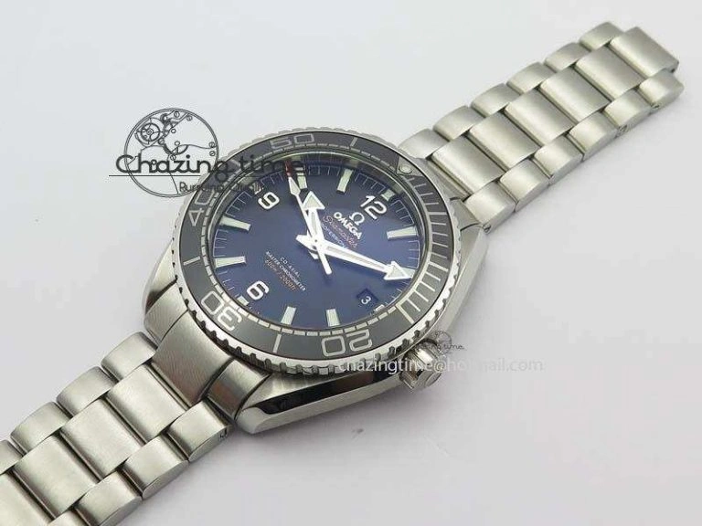 Planet Ocean 2016 43.5mm SS Black Bezel BP 1:1 Best Edition Black Dial On SS Bracelet A8900