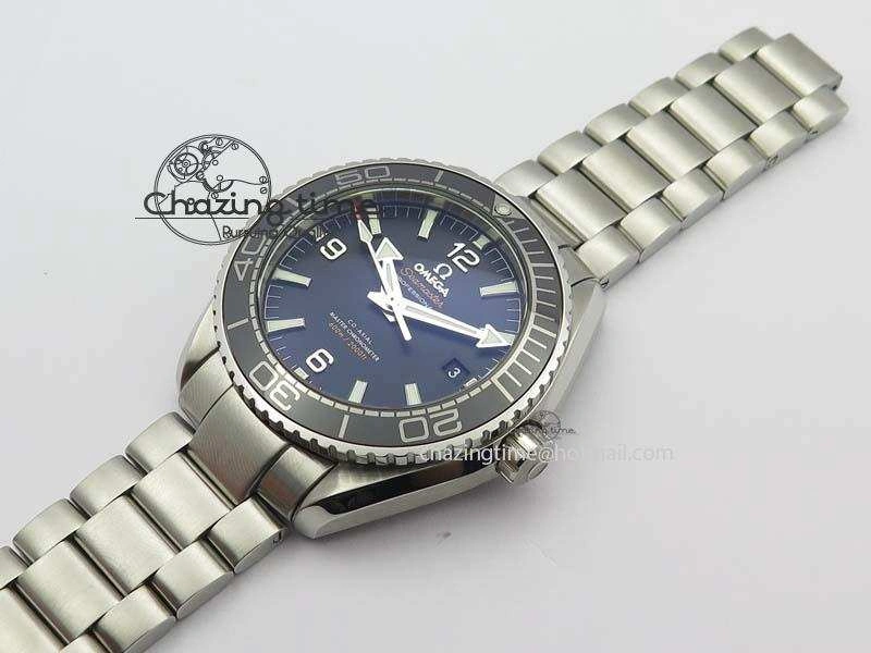 Planet Ocean 2016 43.5mm SS Black Bezel BP 1:1 Best Edition Black Dial On SS Bracelet A8900