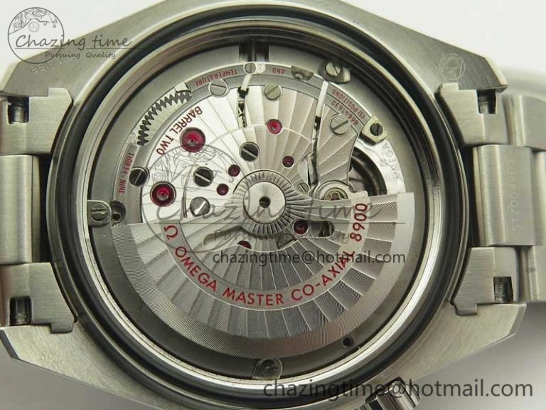 Planet Ocean 2016 43.5mm SS Black Bezel OM 1:1 Best Edition Black Dial on SS Bracelet A8900 V2