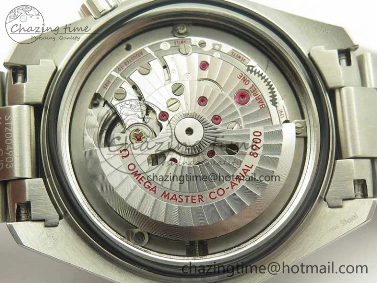 Planet Ocean 2016 43.5mm SS Black Bezel OM 1:1 Best Edition Black Dial on SS Bracelet A8900 V2