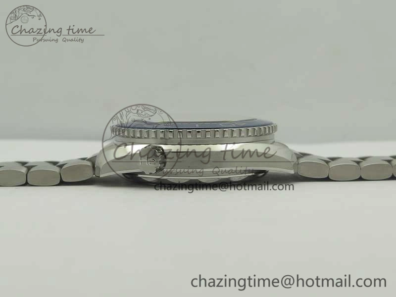 Planet Ocean 2016 43.5mm SS Blue Bezel OM 1:1 Best Edition Blue Dial on SS Bracelet A8900 V2