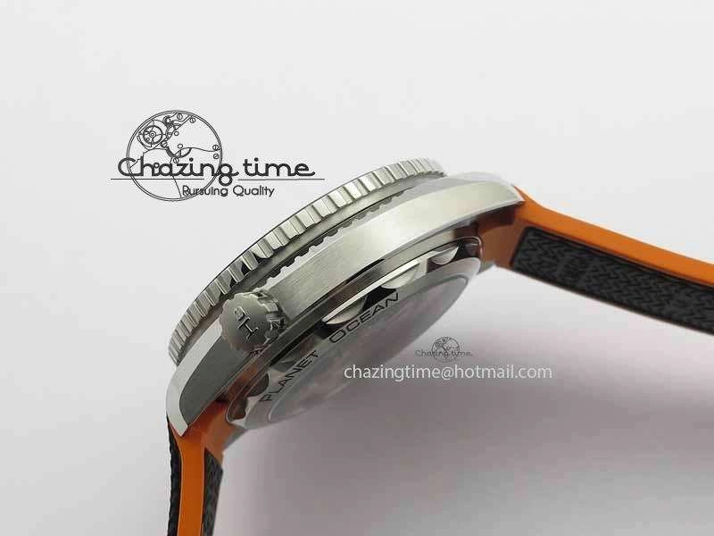 Planet Ocean 2016 43.5mm SS OM 1:1 Best Edition Black Dial On Black Nylon Strap A8900