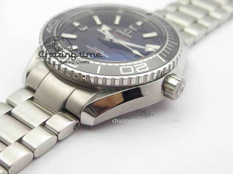 Planet Ocean 2016 43.5mm SS OM 1:1 Best Edition Black Dial On SS Bracelet A8900