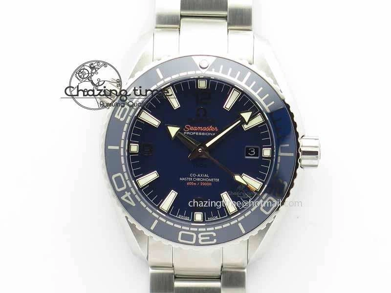 Planet Ocean 2016 43.5mm SS OM 1:1 Best Edition Blue Dial On SS Bracelet A8900