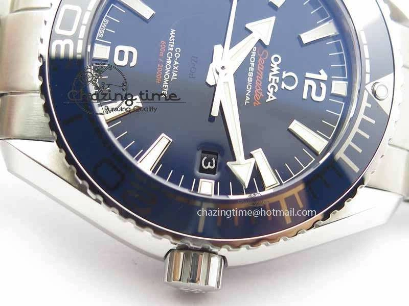 Planet Ocean 2016 43.5mm SS OM 1:1 Best Edition Blue Dial On SS Bracelet A8900