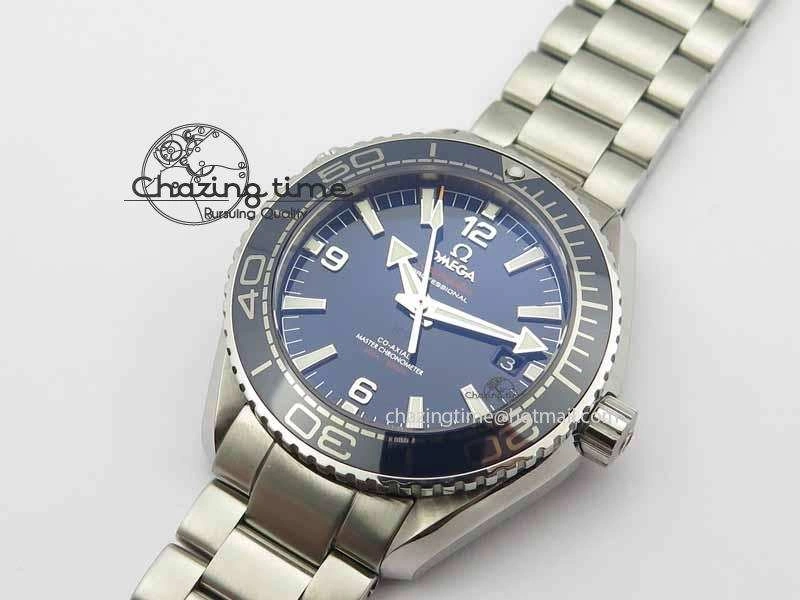 Planet Ocean 2016 43.5mm SS OM 1:1 Best Edition Blue Dial On SS Bracelet A8900