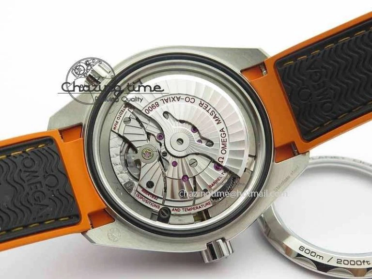 Planet Ocean 2016 43.5mm SS OM 1:1 Best Edition Gray Dial On Black Nylon Strap A8900