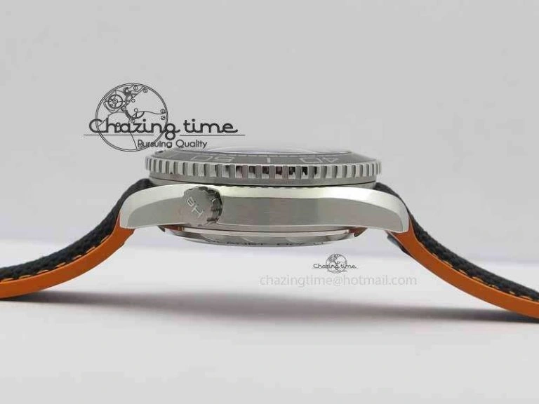 Planet Ocean 2016 43.5mm SS OM 1:1 Best Edition Gray Dial On Black Nylon Strap A8900