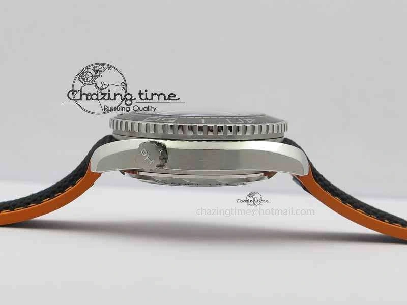 Planet Ocean 2016 43.5mm SS OM 1:1 Best Edition Gray Dial On Black Nylon Strap A8900