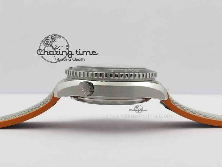 Planet Ocean 2016 43.5mm SS OM 1:1 Best Edition Gray Dial On Nylon Strap A8900