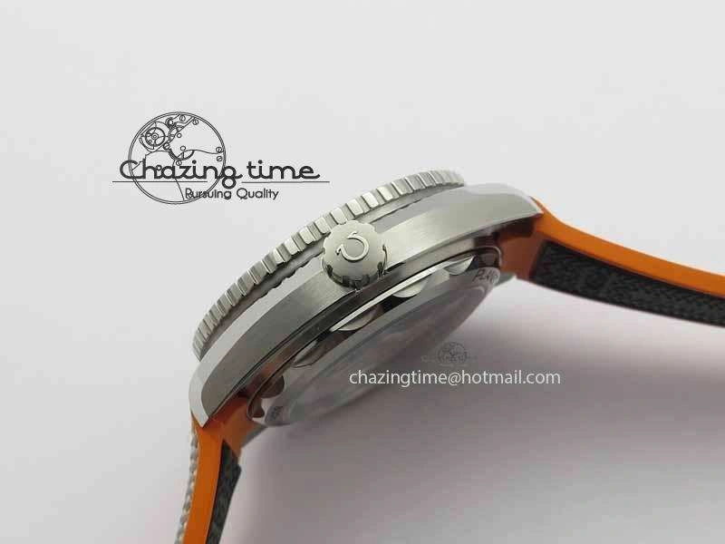 Planet Ocean 2016 43.5mm SS OM 1:1 Best Edition Gray Dial On Nylon Strap A8900