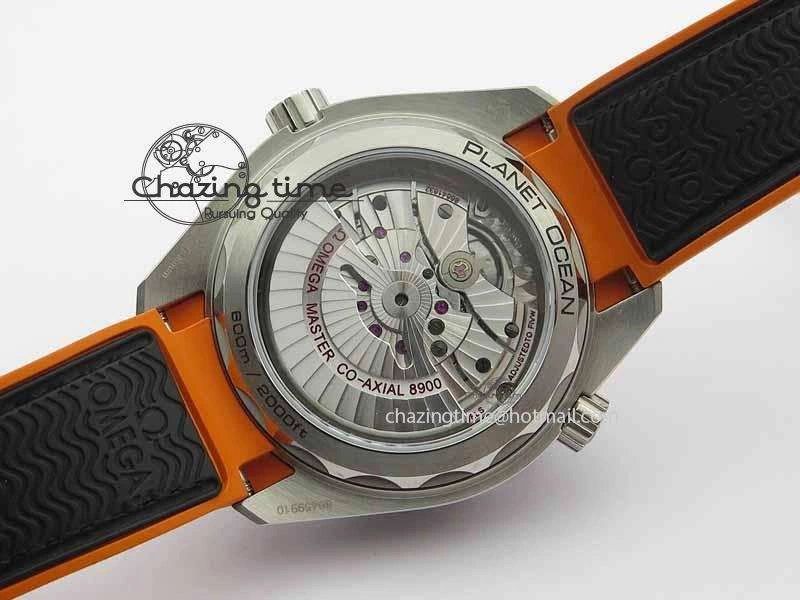 Planet Ocean 2016 43.5mm SS OM 1:1 Best Edition Gray Dial On Nylon Strap A8900
