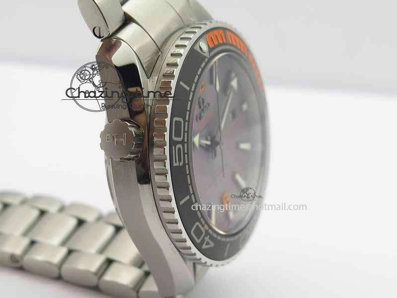 Planet Ocean 2016 43.5mm SS OM 1:1 Best Edition Gray Dial On SS Bracelet A8900