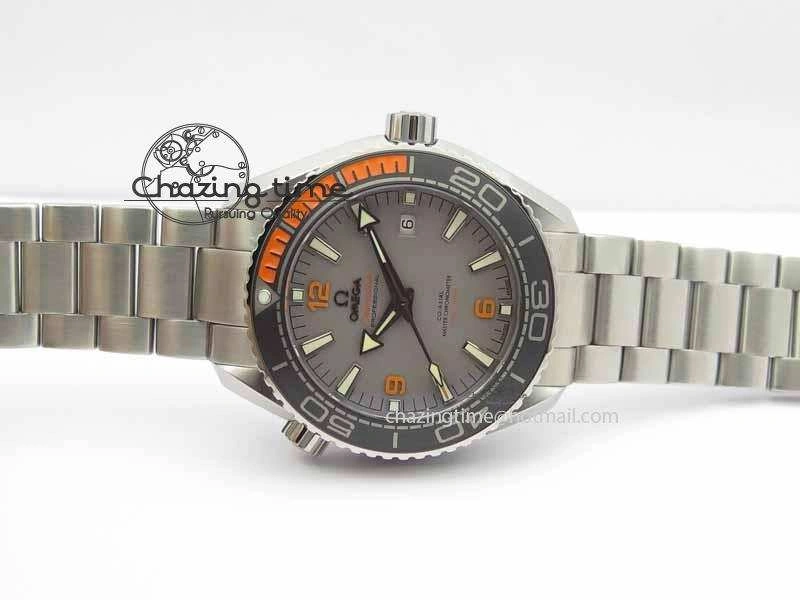 Planet Ocean 2016 43.5mm SS OM 1:1 Best Edition Gray Dial On SS Bracelet A8900
