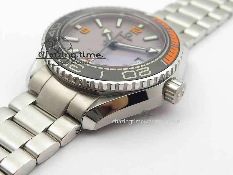 Planet Ocean 2016 43.5mm SS OM 1:1 Best Edition Gray Dial On SS Bracelet A8900