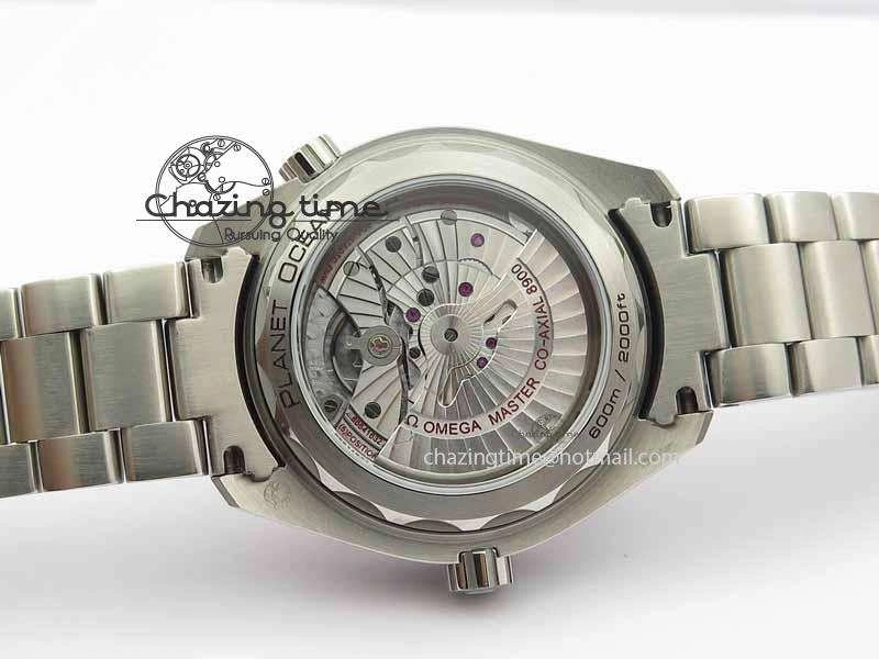 Planet Ocean 2016 43.5mm SS OM 1:1 Best Edition Gray Dial On SS Bracelet A8900