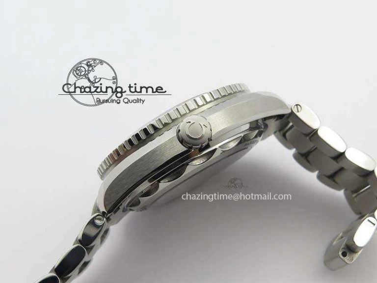 Planet Ocean 2016 43.5mm SS Orange Bezel BP 1:1 Best Edition Black Dial On SS Bracelet A8900