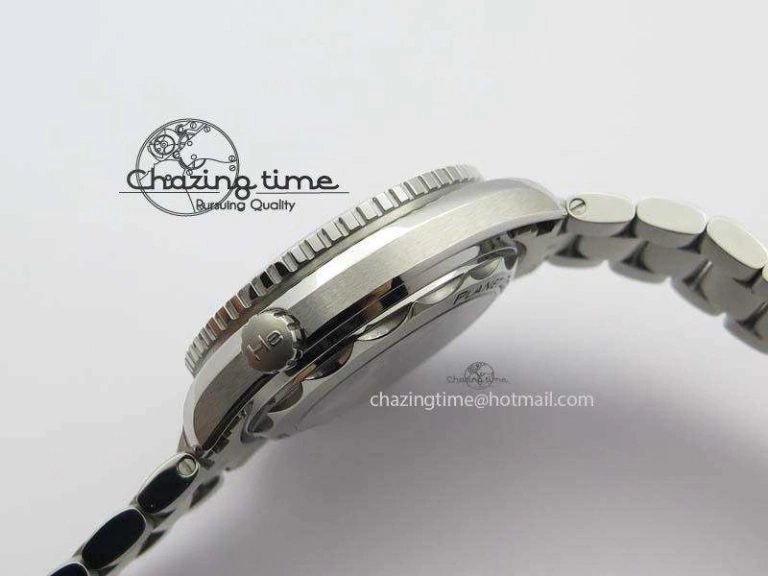 Planet Ocean 2016 43.5mm SS Orange Bezel BP 1:1 Best Edition Black Dial On SS Bracelet A8900