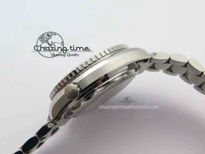 Planet Ocean 2016 43.5mm SS Orange Bezel BP 1:1 Best Edition Black Dial On SS Bracelet A8900