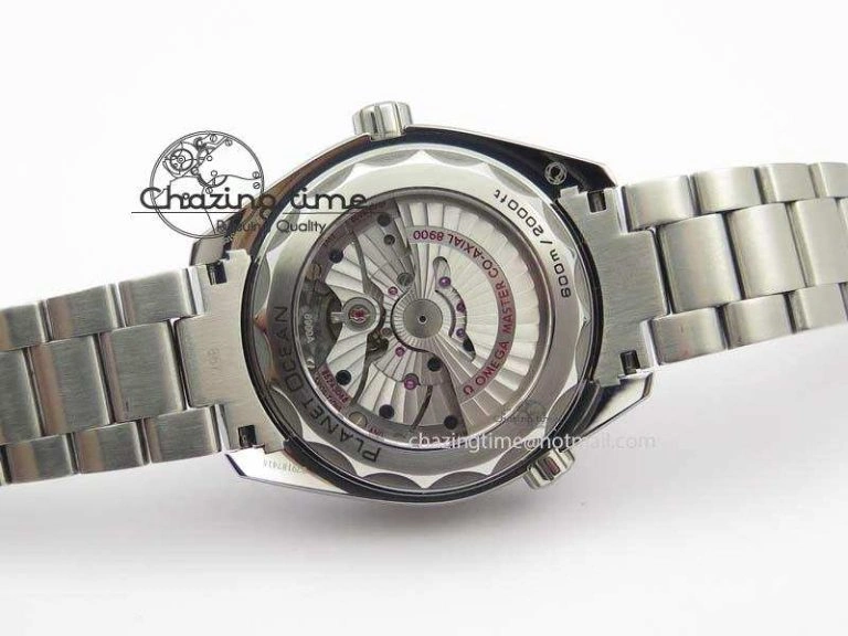 Planet Ocean 2016 43.5mm SS Orange Bezel BP 1:1 Best Edition Black Dial On SS Bracelet A8900