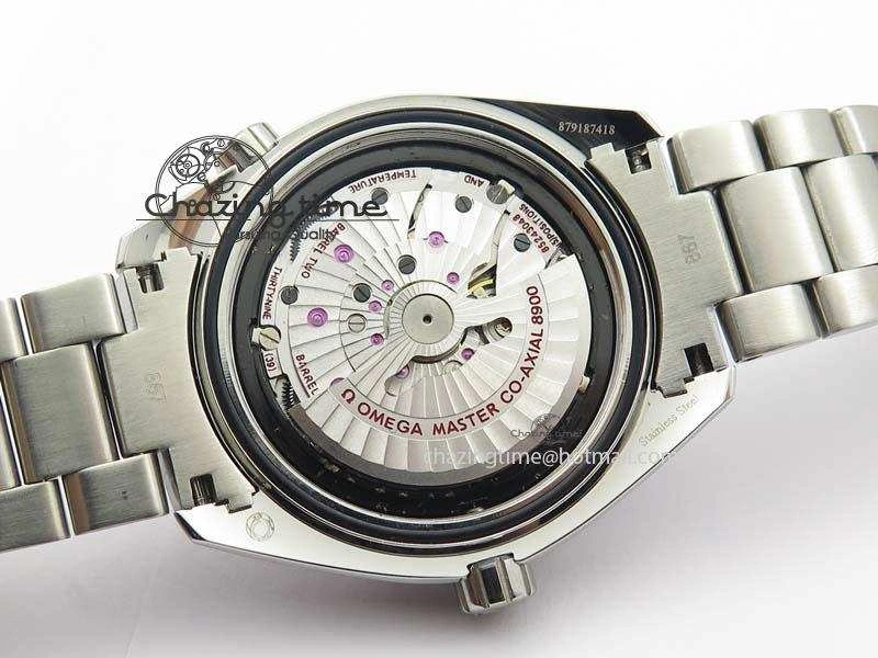 Planet Ocean 2016 43.5mm SS Orange Bezel BP 1:1 Best Edition Black Dial On SS Bracelet A8900