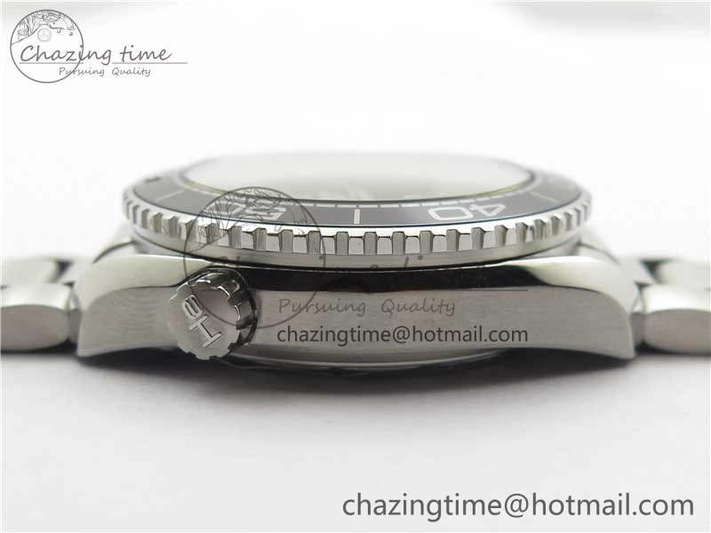 Planet Ocean 39.5mm Black Ceramic Bezel SS VSF 1:1 Best Edition Black Dial on SS Bracelet A8800
