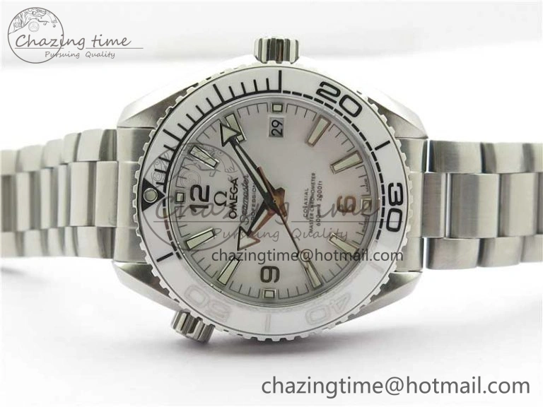 Planet Ocean 39.5mm Olympic Games SS VSF 1:1 Best Edition White Dial on SS Bracelet A8800