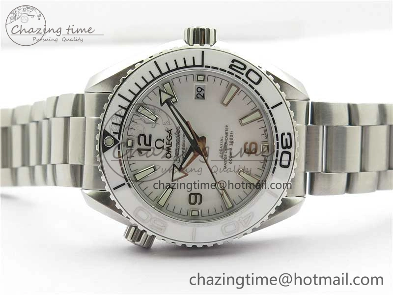 Planet Ocean 39.5mm Olympic Games SS VSF 1:1 Best Edition White Dial on SS Bracelet A8800