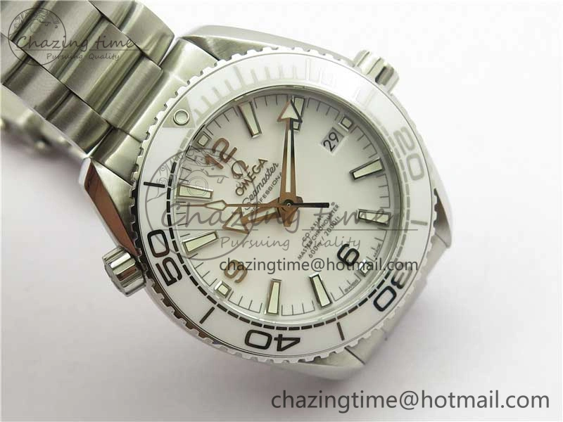 Planet Ocean 39.5mm Olympic Games SS VSF 1:1 Best Edition White Dial on SS Bracelet A8800