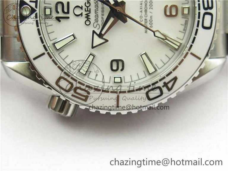 Planet Ocean 39.5mm Olympic Games SS VSF 1:1 Best Edition White Dial on SS Bracelet A8800