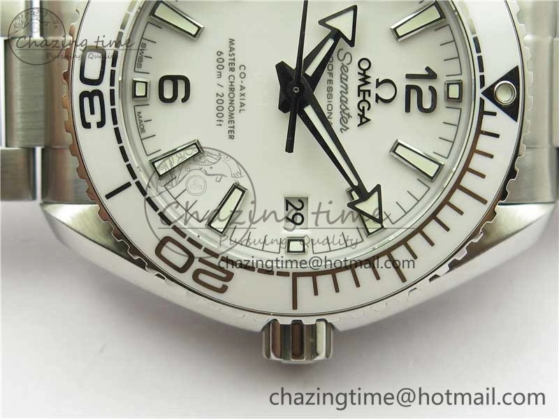 Planet Ocean 39.5mm Olympic Games SS VSF 1:1 Best Edition White Dial on SS Bracelet A8800