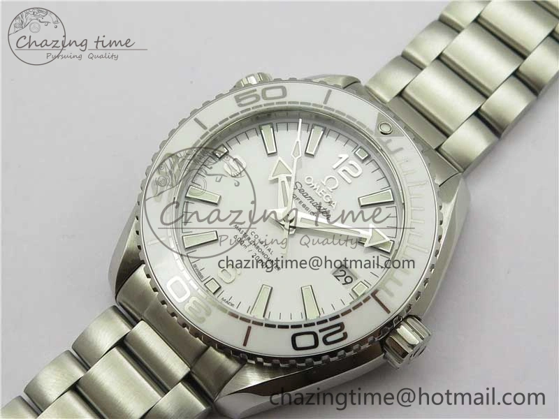 Planet Ocean 39.5mm Olympic Games SS VSF 1:1 Best Edition White Dial on SS Bracelet A8800