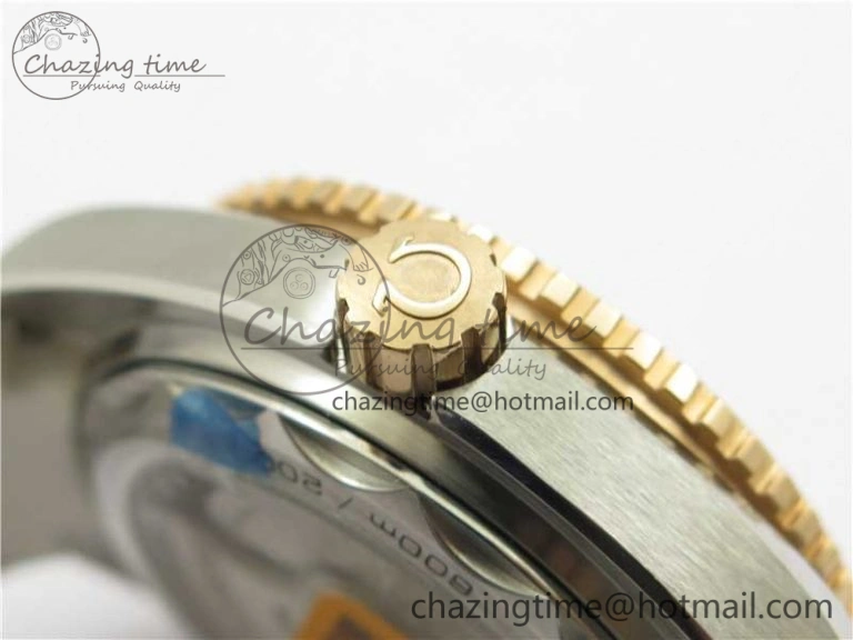 Planet Ocean 39.5mm SS RG VSF 1:1 Best Edition White Dial on White Leather Strap A8800